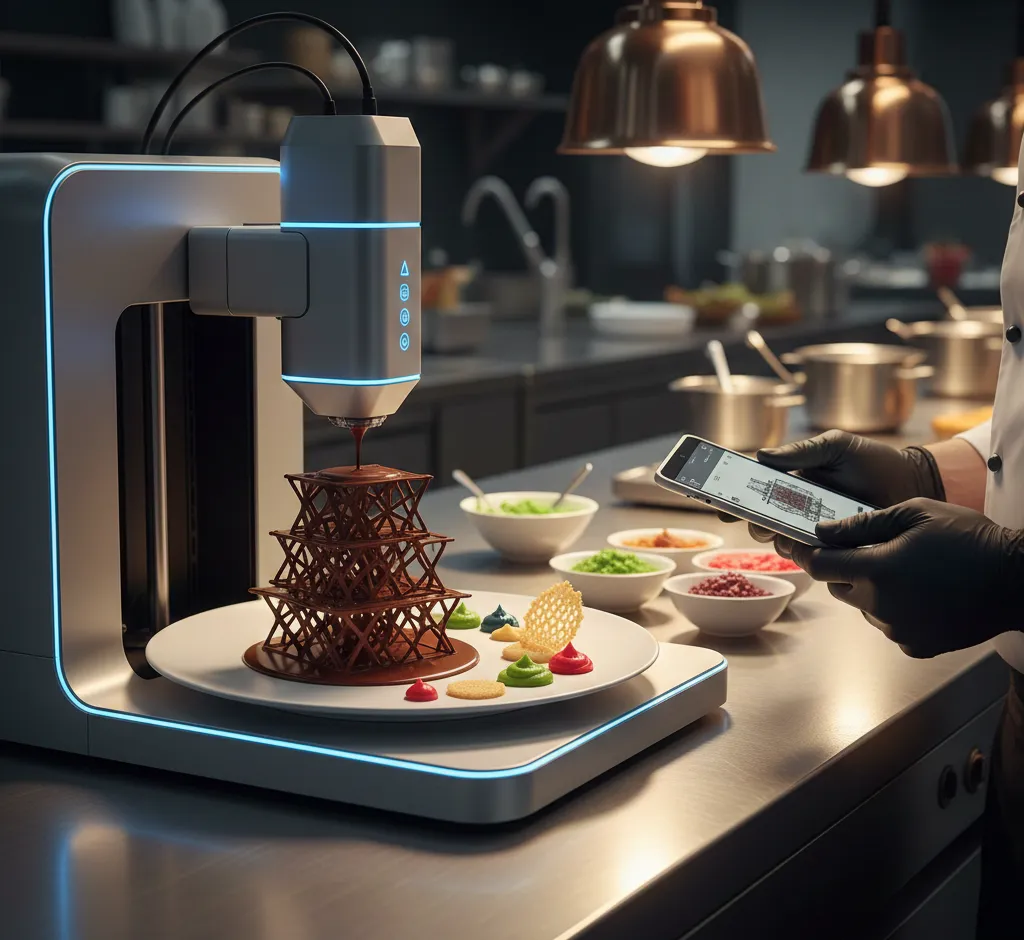 Comment les imprimantes 3D food révolutionnent la présentation culinaire