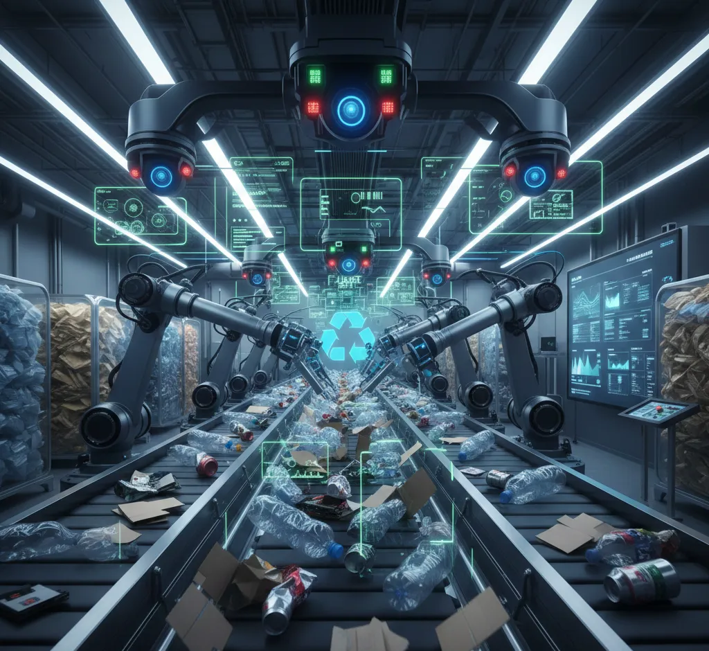 Comment l’intelligence artificielle révolutionne le recyclage des matériaux