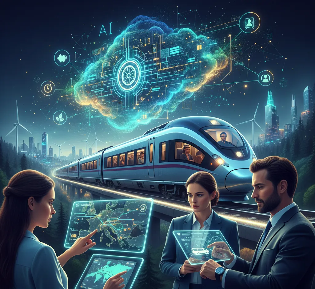 Comment l’Intelligence Artificielle Transforme Nos Habitudes de Voyage en Train