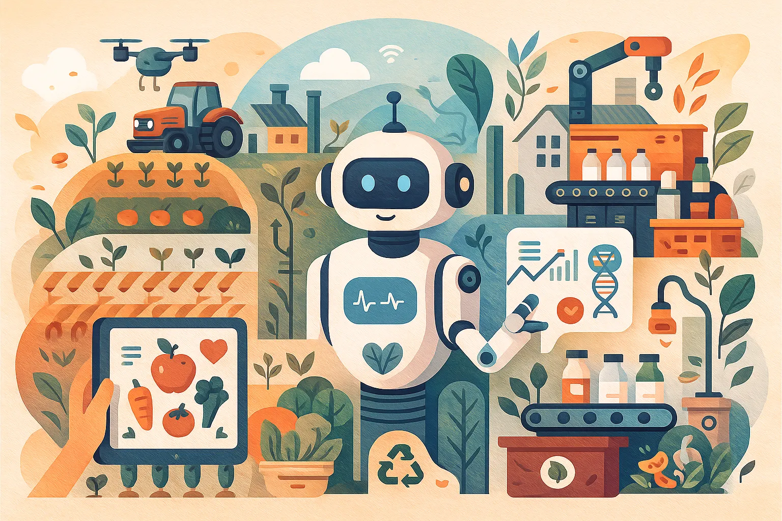 Comment l’intelligence artificielle transforme notre alimentation : entre innovation et éthique