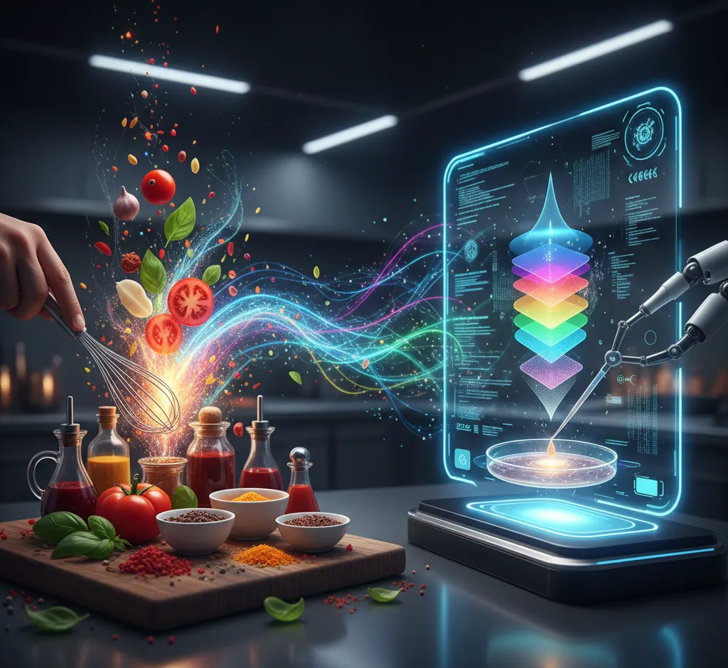 Génération de sauces complexes algorithmiques : quand la cuisine rencontre l’IA