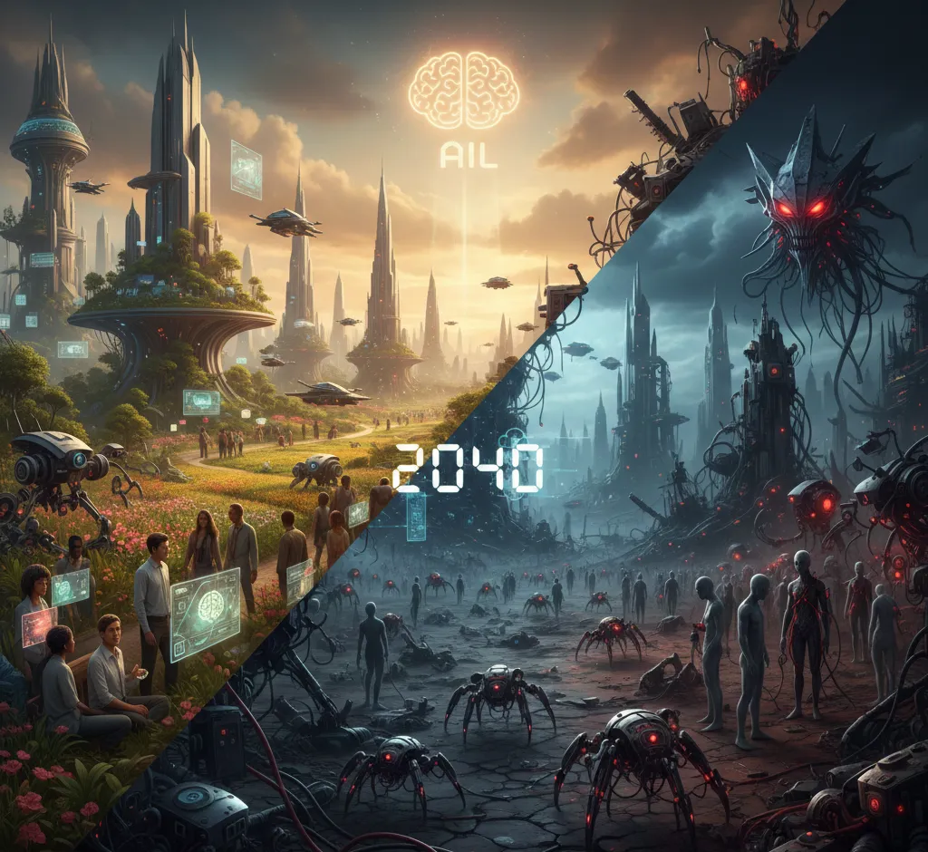 La singularité technologique en 2040 : promesse d’abondance ou risque existentiel ?