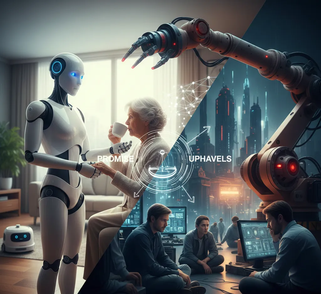 Les conséquences sociales des robots : entre promesses et bouleversements