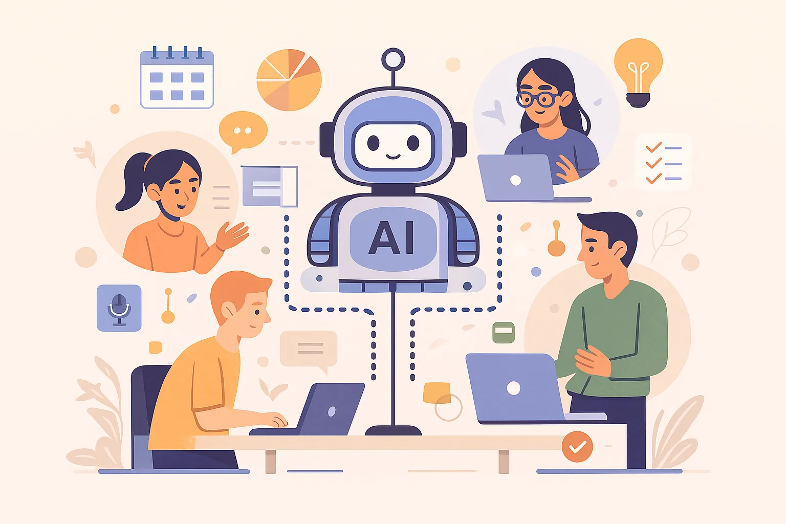 Les Meilleurs Outils d’Intelligence Artificielle pour le Travail Collaboratif en 2025