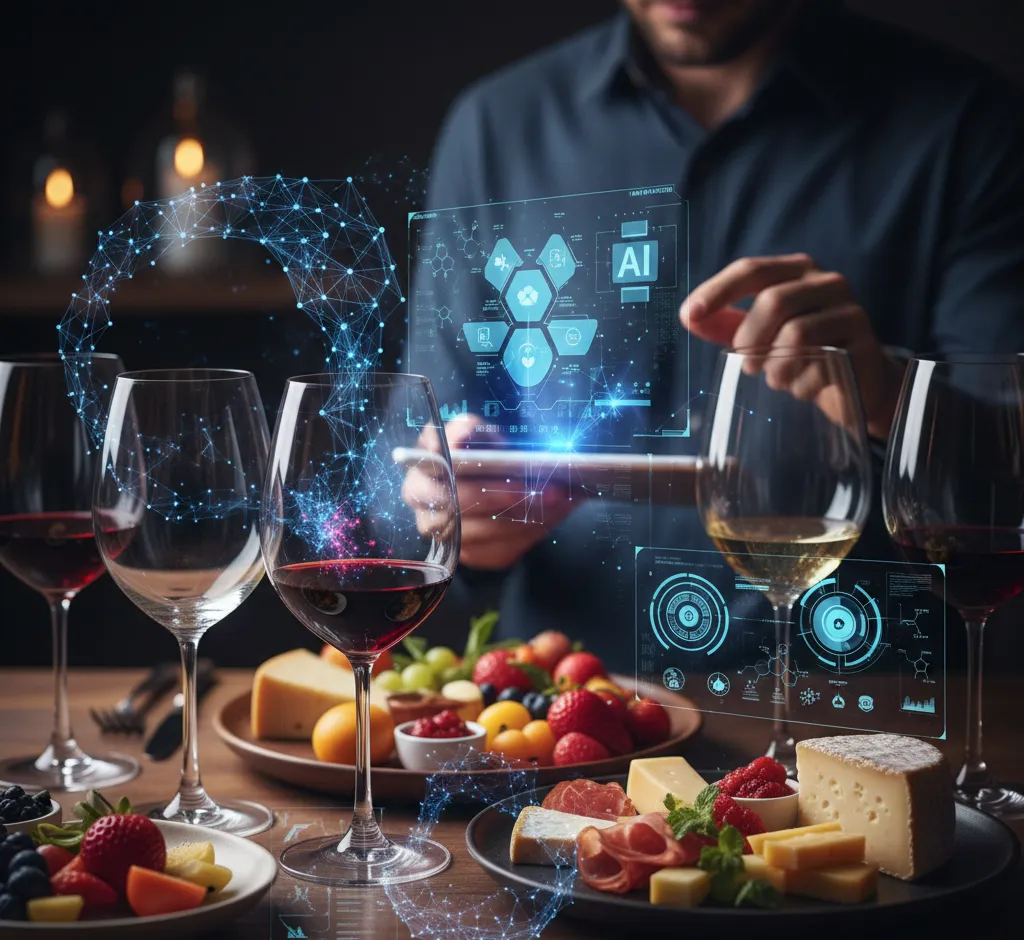 L'IA à la Table: Comment l'Intelligence Artificielle Redéfinit la Dégustation