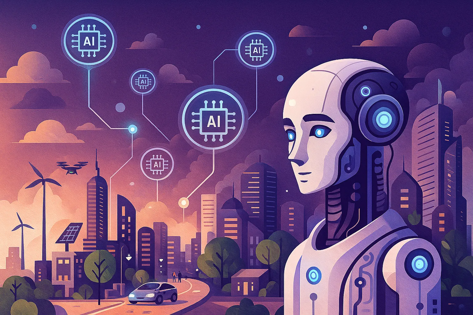 L’IA au cœur des villes du futur : vers des cités plus intelligentes et durables