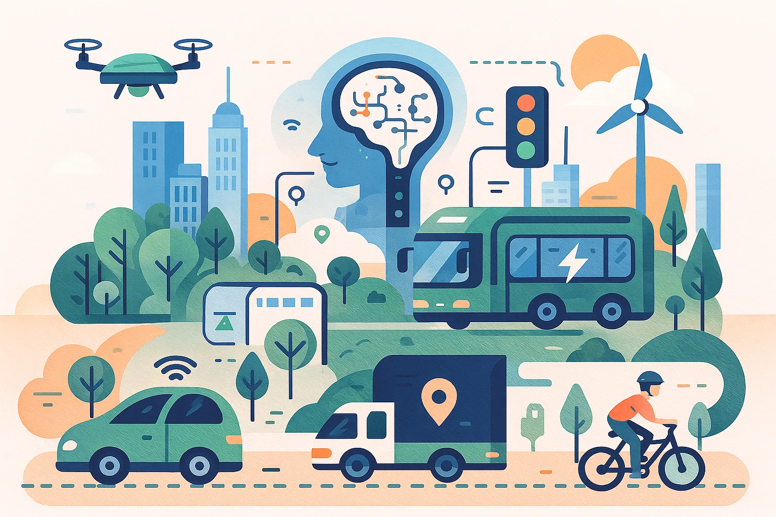 L’IA et les innovations de transport : un futur plus intelligent et durable