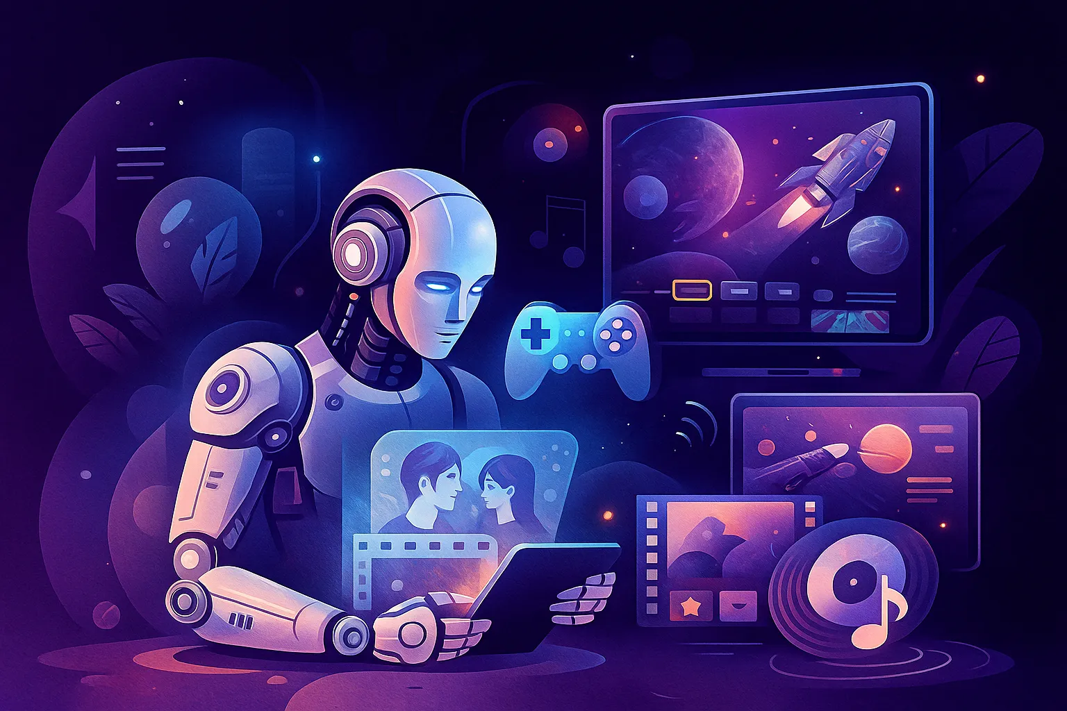 L’Impact de l’IA sur les Divertissements du Futur : Tendances et Perspectives