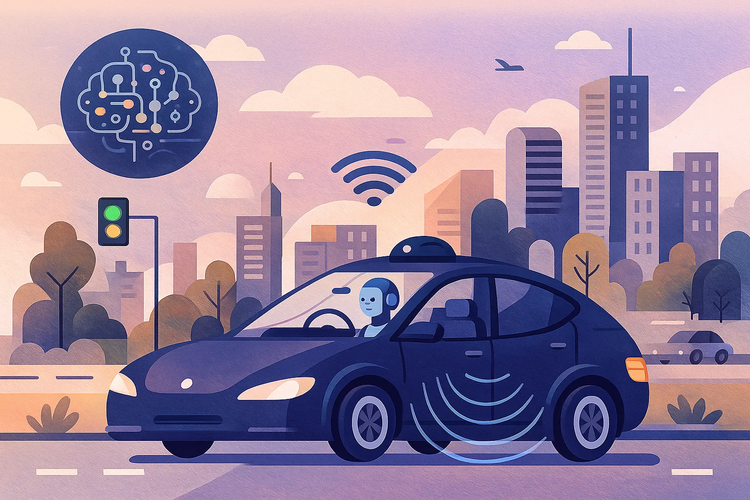L’intelligence artificielle au volant : comment l’IA révolutionne les véhicules autonomes