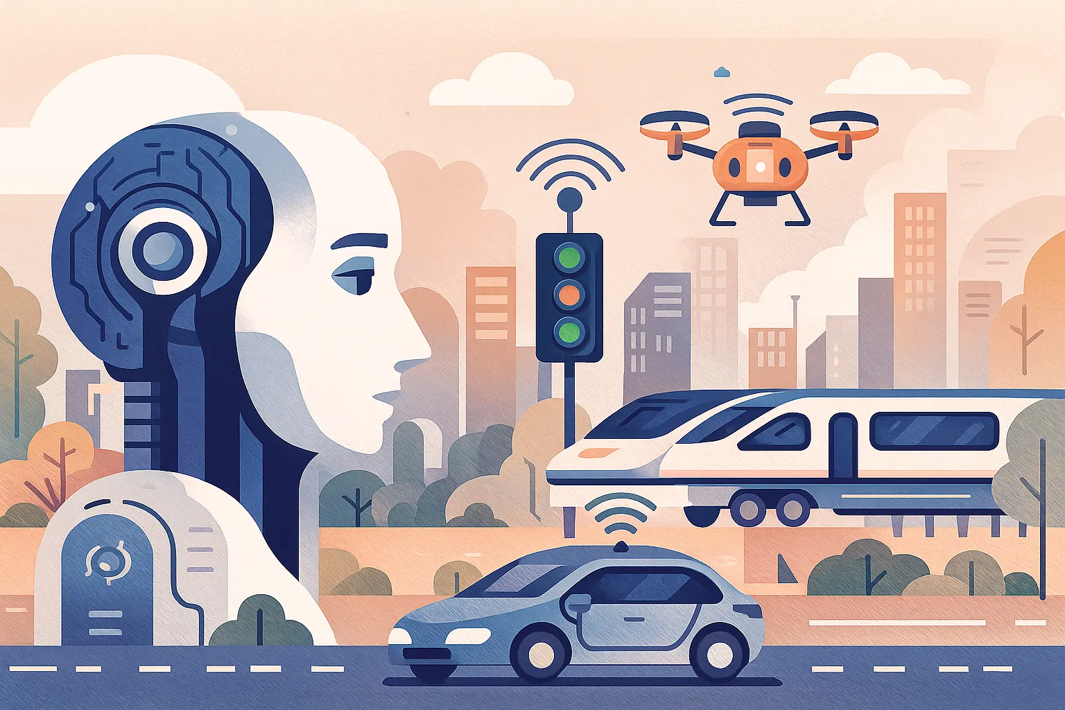 L’intelligence artificielle transforme le transport : innovation, efficacité et durabilité