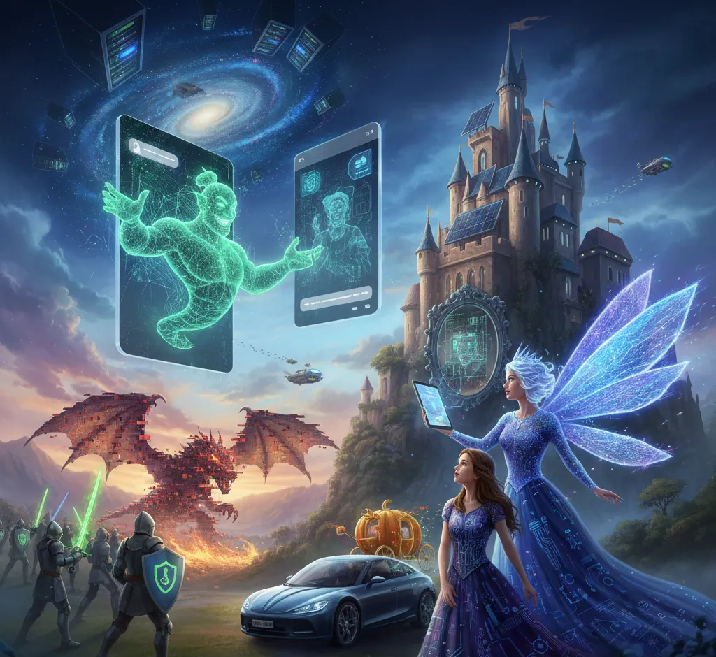 Quand l’intelligence artificielle entre dans les contes de fées : entre magie et algorithmes