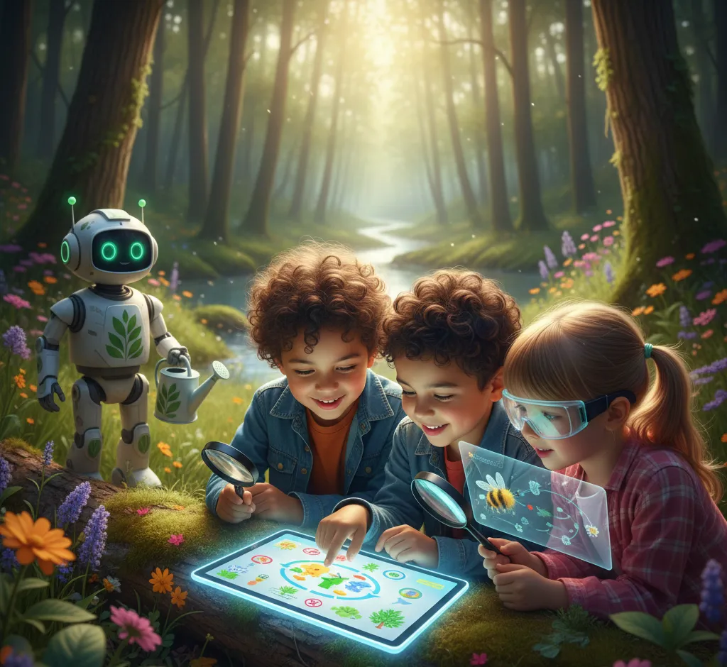 Quand l’intelligence artificielle rencontre l’écologie enfantine : éduquer, protéger, inspirer