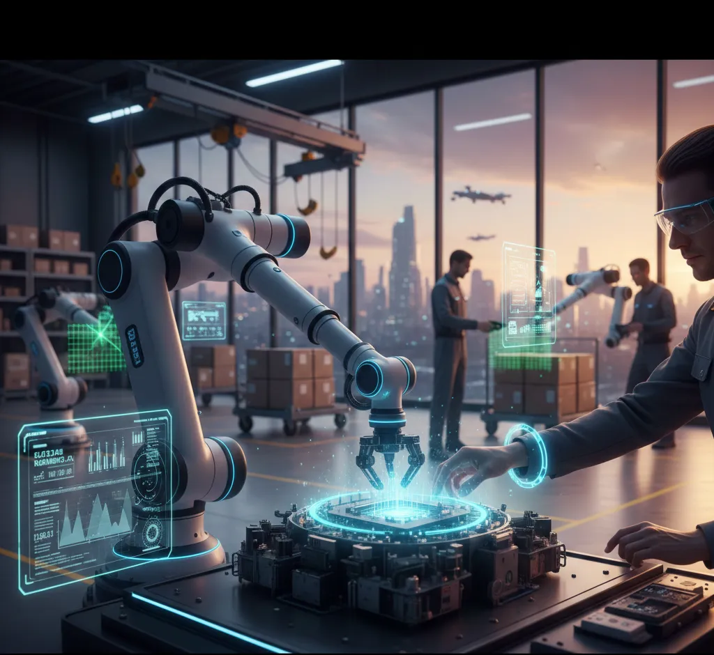 Robotique collaborative et intelligence artificielle : le tandem qui révolutionne l’industrie 4.0